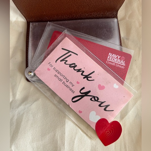 EUC Louis Vuitton Vintage Card Card Holder UNISEX - Picture 4 of 11